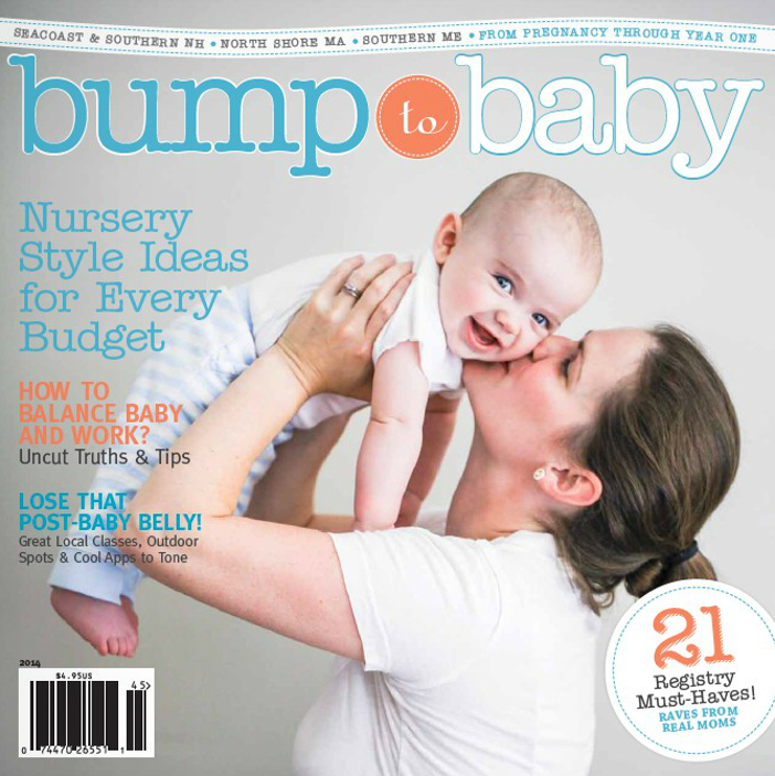meg & hank cover of bump to baby magazine