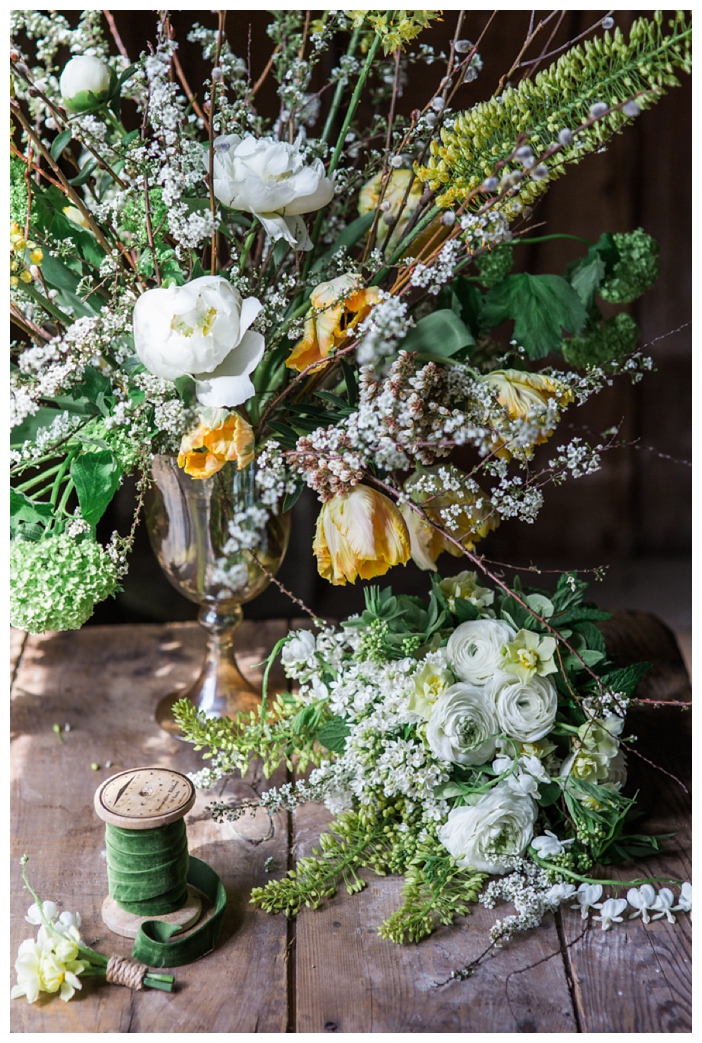 rEmily Herzig Floral Studio: Yellow, White & Green Spring Blooms